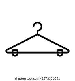 hanger icon, simple flat style, pictogram logo sign symbol vector illustration, isolated on white for mobile app