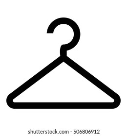 Hanger icon. Simple illustration of hanger vector icon for web