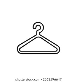 Hanger icon Simple thin line flat symbol