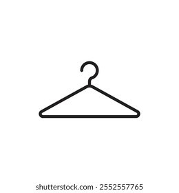 Hanger icon Simple thin outline