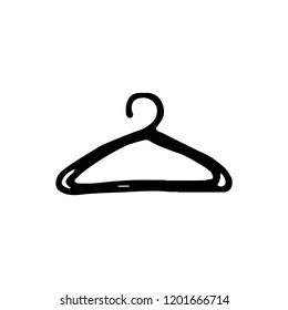 hanger icon. sketch isolated object.