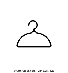 Hanger icon symbol collection on white background.