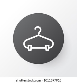 Hanger icon symbol. Premium quality isolated peg element in trendy style.