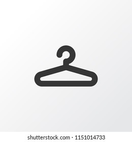 Hanger icon symbol. Premium quality isolated wardrobe element in trendy style.