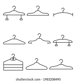 hanger icon. symbol set symbol vector elements for infographic web.