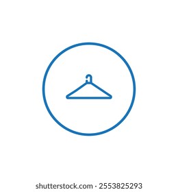 Hanger icon Thin line flat illustration