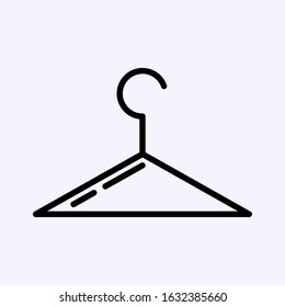 Hanger icon thin line isolated
