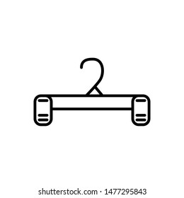 hanger icon trendy flat design