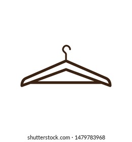 hanger icon trendy flat design