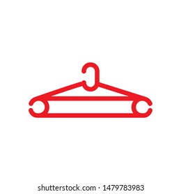 hanger icon trendy flat design