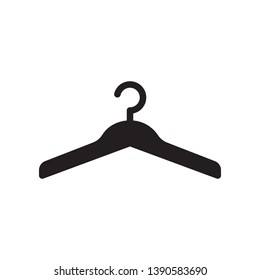 Hanger icon in trendy flat style design. Vector graphic illustration. Hanger symbol for website design, logo, app, and ui. Vector file.  EPS 10.