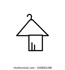 Hanger icon vector
