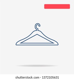 Hanger icon. Vector concept illustration for design.