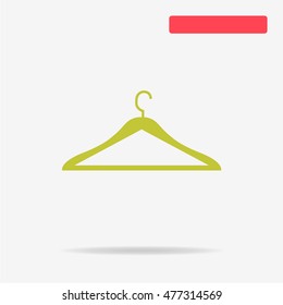 Hanger icon. Vector concept illustration for design.
