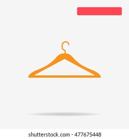 Hanger icon. Vector concept illustration for design.