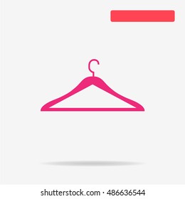 Hanger icon. Vector concept illustration for design.