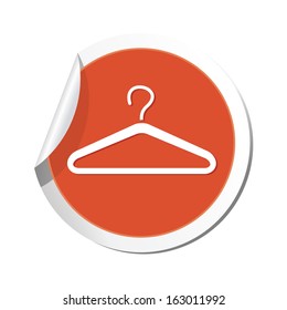 Hanger icon. Vector illustration.