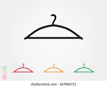 hanger, icon, vector illustration eps10