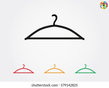 hanger, icon, vector illustration eps10