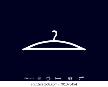 hanger, icon, vector illustration eps10