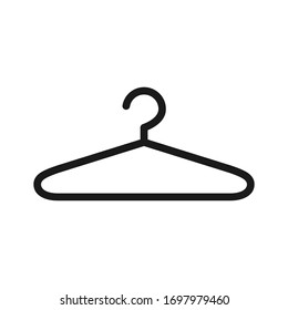 Hanger icon vector illustration isolated on white