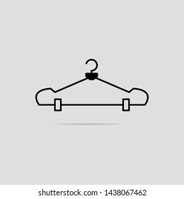 Hanger icon vector illustration - lines - fashion