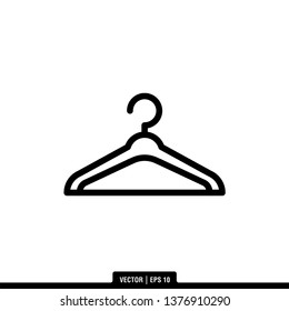Hanger Icon Vector Illustration Logo Template
