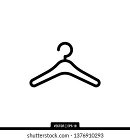 Hanger Icon Vector Illustration Logo Template
