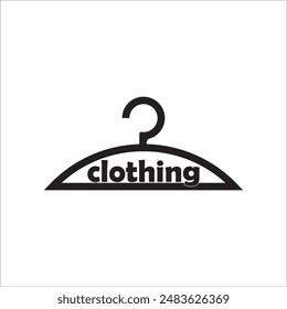 HANGER ICON VECTOR ILLUSTRATION SYMBOL DESIGN