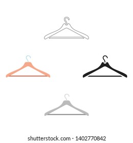 Hanger icon of vector illustration for web and mobile