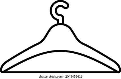 Hanger icon vector image. Can also be used for web apps, mobile apps and print media.