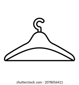 Hanger icon vector image. Can also be used for web apps, mobile apps and print media.