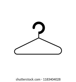 Hanger icon. vector isolated flat icon