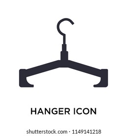 Hanger icon vector isolated on white background for your web and mobile app design, Hanger logo concept