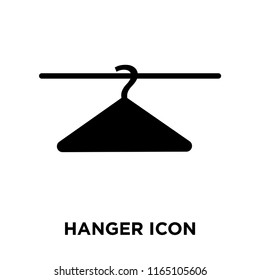 Hanger icon vector isolated on white background, Hanger transparent sign