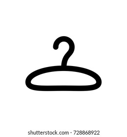 hanger icon vector isolated on white background