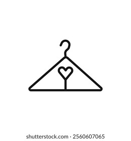 hanger icon vector line logo art