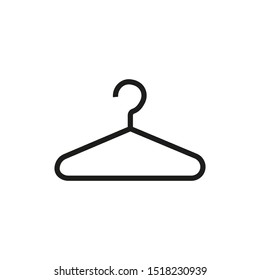 hanger icon vector on white 