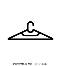 Hanger icon vector sign illustration flat style trendy. vector on white background