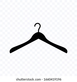 Hanger icon vector sign illustration flat style trendy. vector on blank background