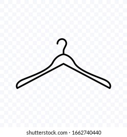 Hanger icon vector sign illustration flat style trendy. vector on blank background