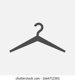 Hanger icon vector sign illustration flat style trendy. vector on blank background. vector eps 10