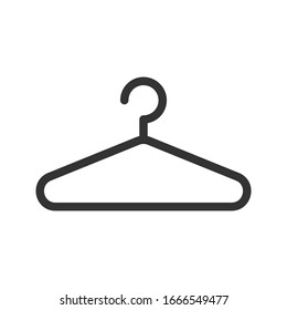 Hanger icon vector sign illustration trendy design. on blank background