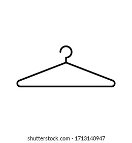 Hanger icon vector sign illustration trendy design.