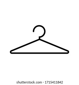 Hanger icon vector sign illustration trendy design, isolated on white background