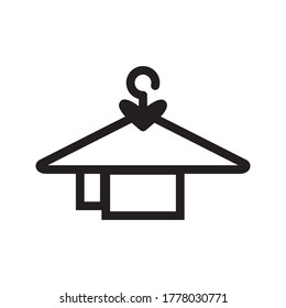 Icono de colgante ilustración de signo vector diseño de moda. sobre fondo en blanco