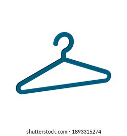 Hanger Symbol Vektorzeichen Illustration flachen Stil trendig. Vektorgrafik auf unscharfem Hintergrund