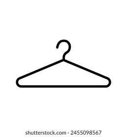 Hanger icon vector sign illustration flat style trendy  color editable