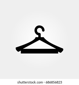 hanger icon. vector sign symbol on white background