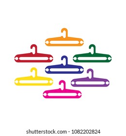 Hanger icon vector trendy